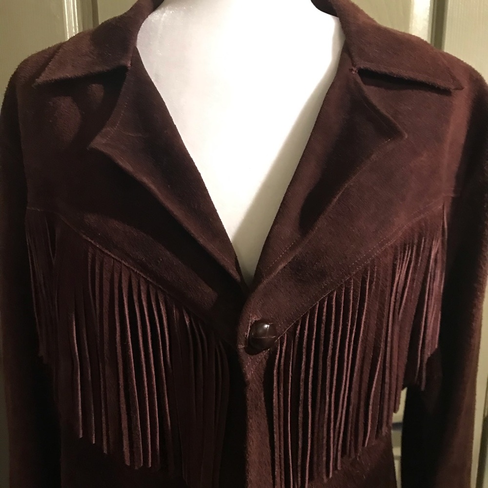 Suede Leather Jacket - image 1